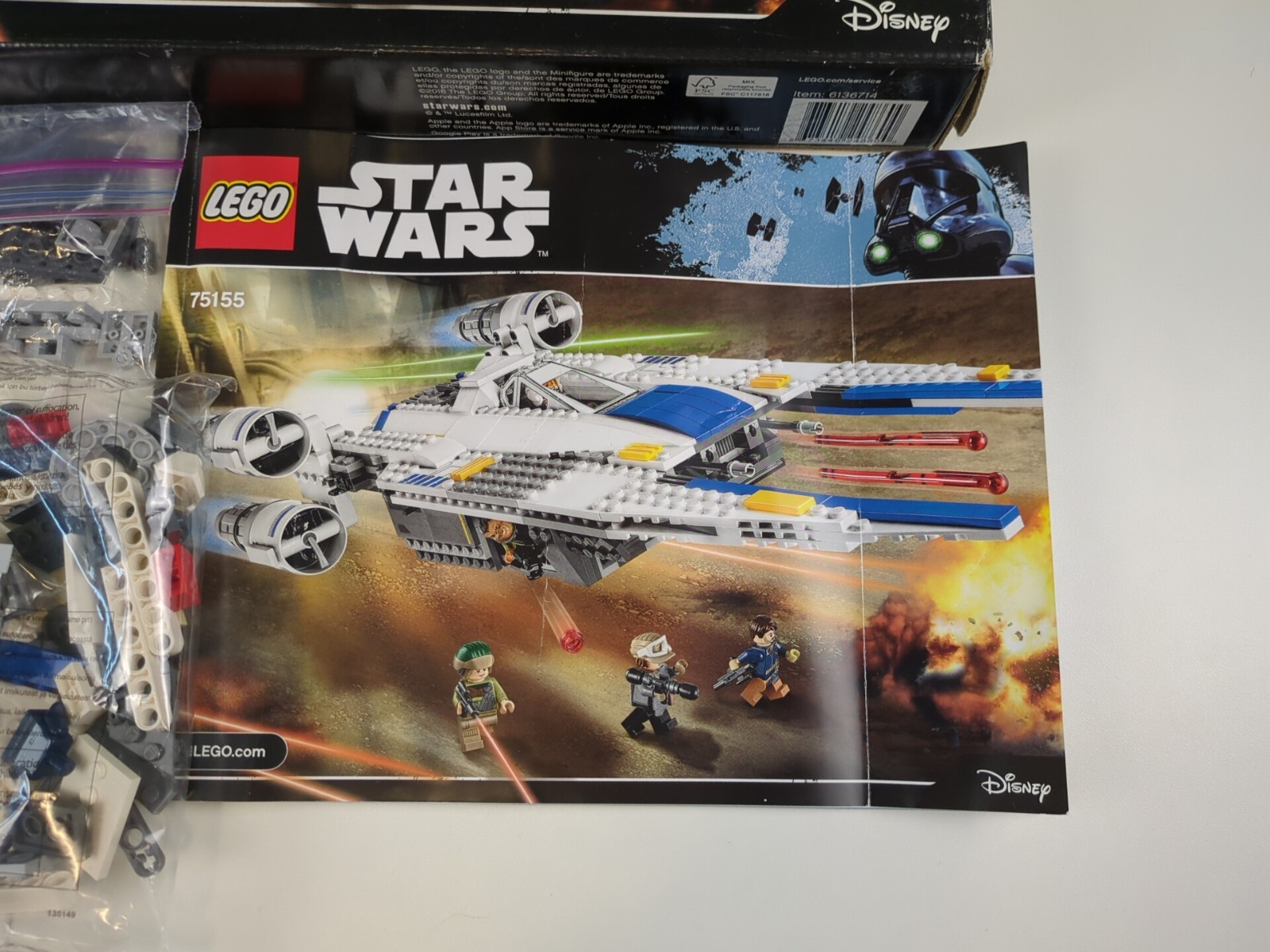 Lego Star Wars: Rogue One: Rebel U-Wing Fighter Set 75155