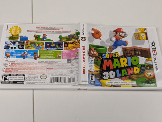 Super Mario 3D Land (Nintendo 3DS, 2011) CIB Only