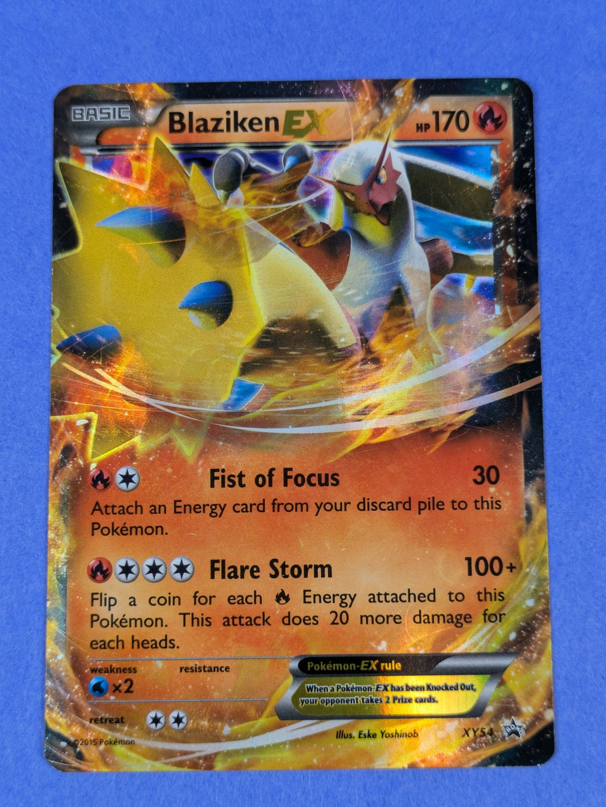Blaziken EX - XY54 - Holo Promo XY Promos - Pokemon Card - LP