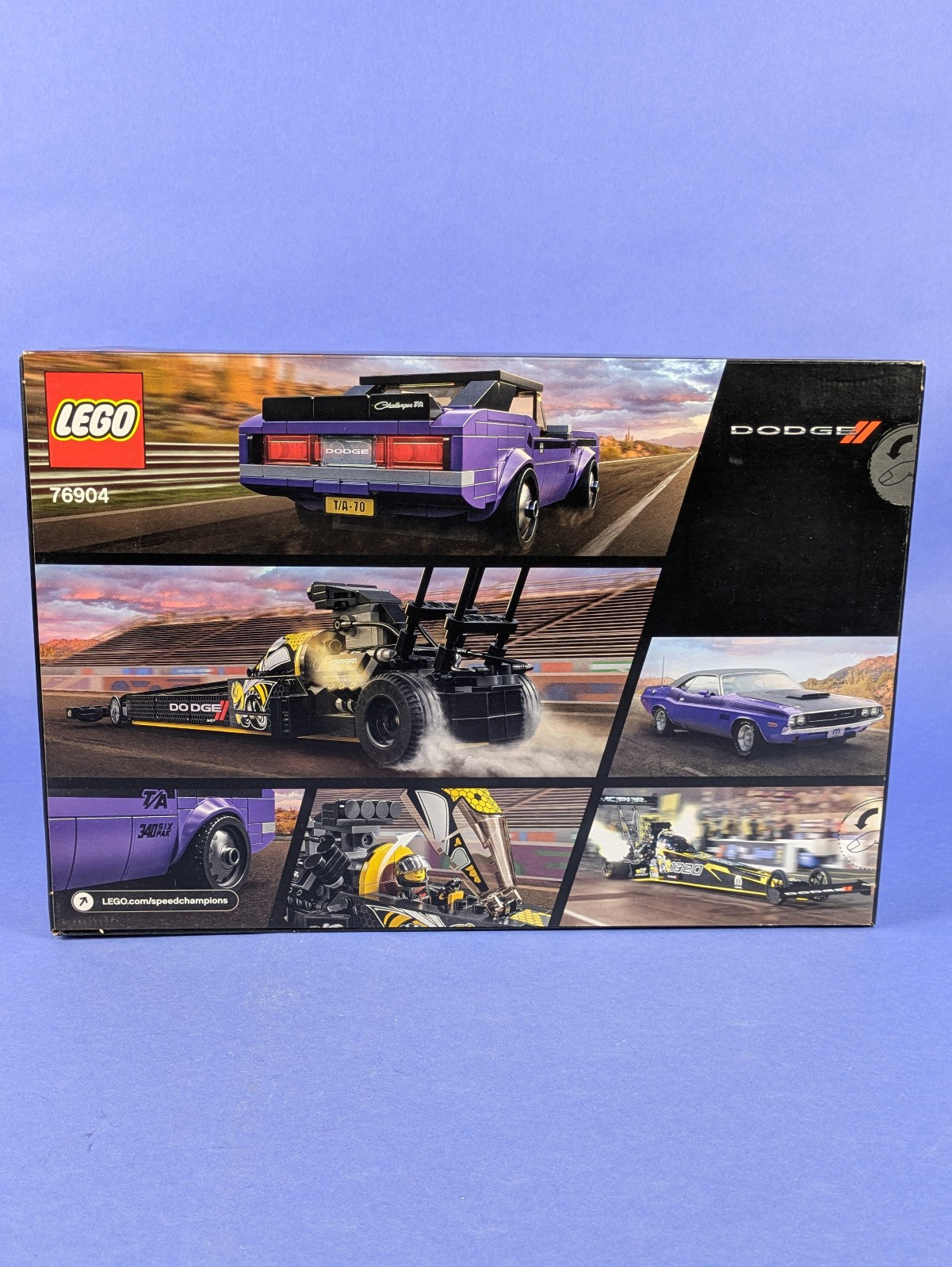 LEGO SPEED CHAMPIONS Mopar Dodge SRT Top Fuel Dragster 1970 Dodge Challenger T/A