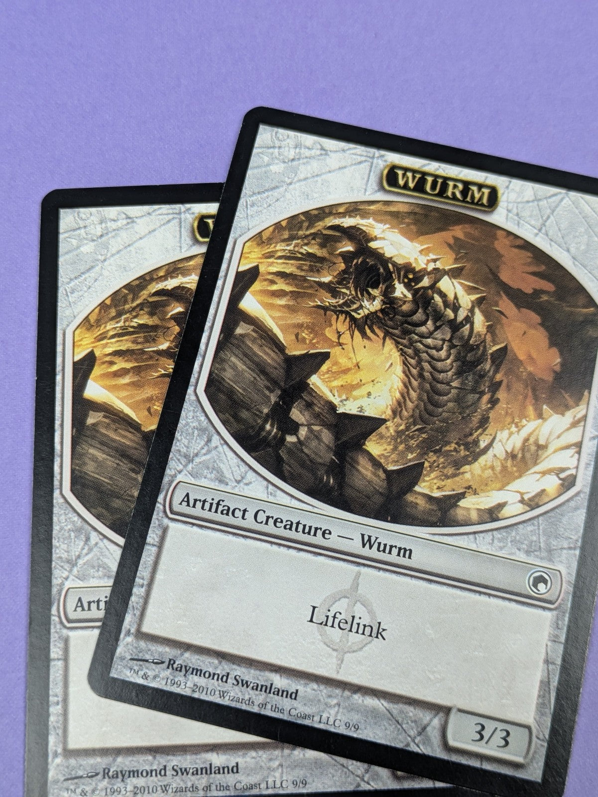 MTG Magic: Scars of Mirrodin Tokens: Wurm #9/9 Token - NM