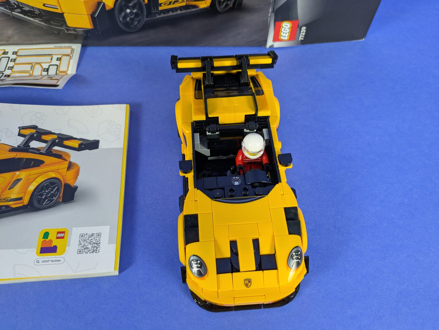 Lego SPEED CHAMPIONS: Porsche 911 GT3 RS Set 77239 Complete Set