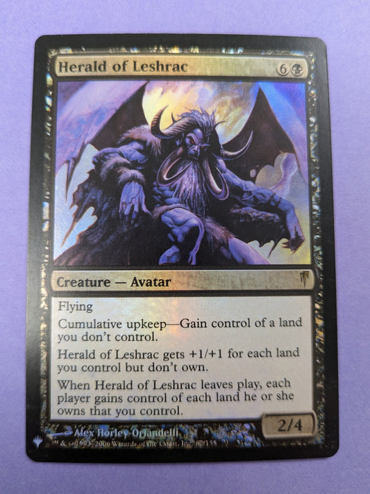 MTG Magic: The List: Herald of Leshrac Reprint Foil #62/155 Rare - NM