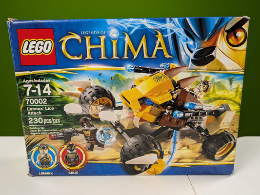 Lego LEGENDS OF CHIMA: Lennox' Lion Attack Set 70002 - Incomplete