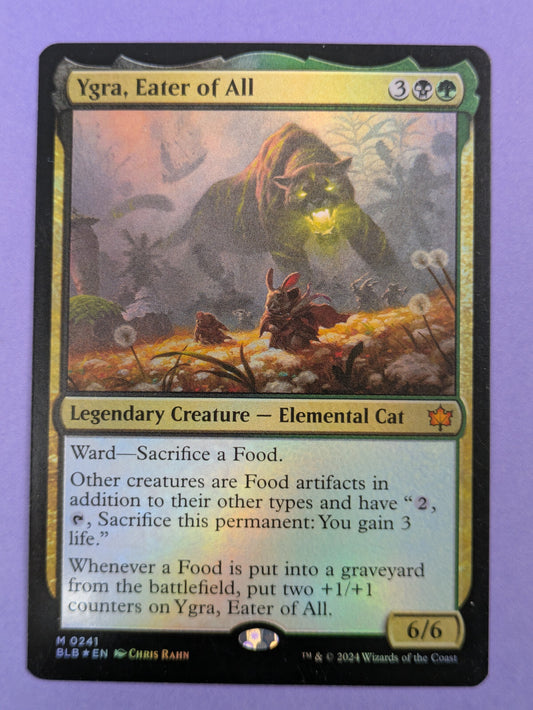 MTG Magic The Gathering: Bloomburrow (BLB): Ygra, Eater of All #0241 Mythic - NM