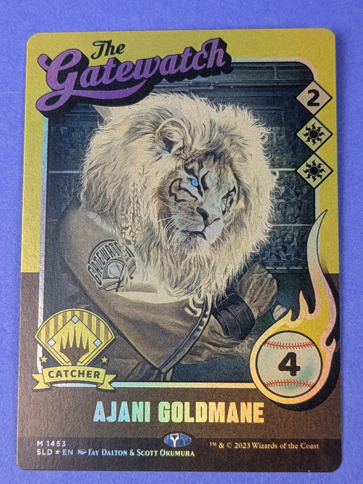 MTG Magic: Secret Lair Drop: Ajani Goldmane Foil #1453 Mythic - NM