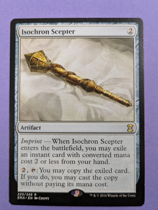 MTG Magic: Eternal Masters: Isochron Scepter #223/249 Rare - NM