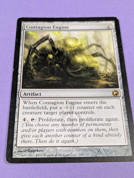 MTG Magic: Scars of Mirrodin: Contagion Engine #145/249 Rare - MP