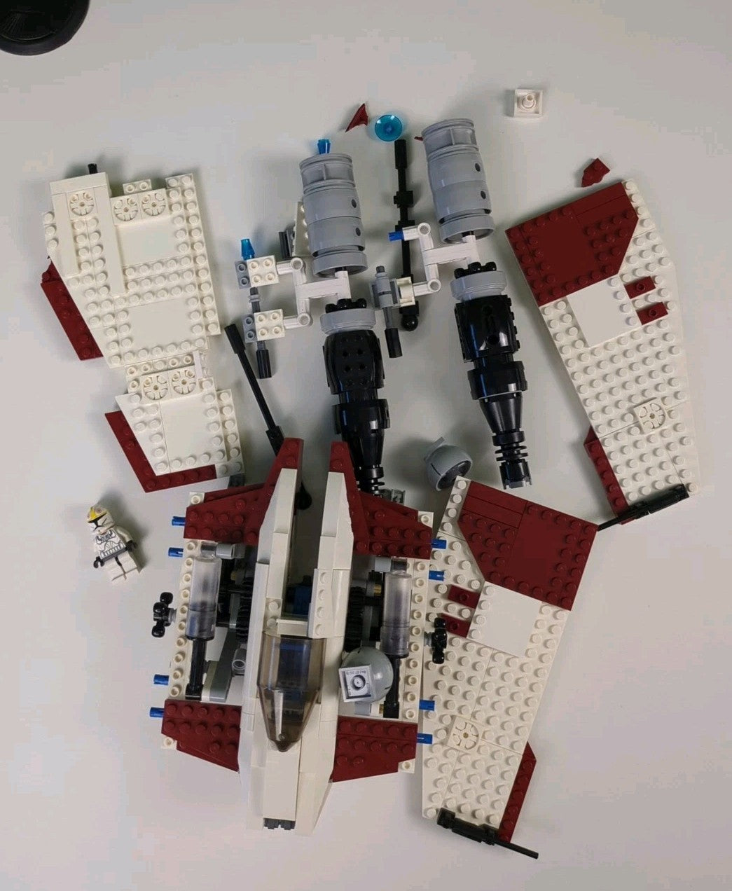 Lego Star Wars The Clone Wars: V-19 Torrent Set 7674 - Complete Set