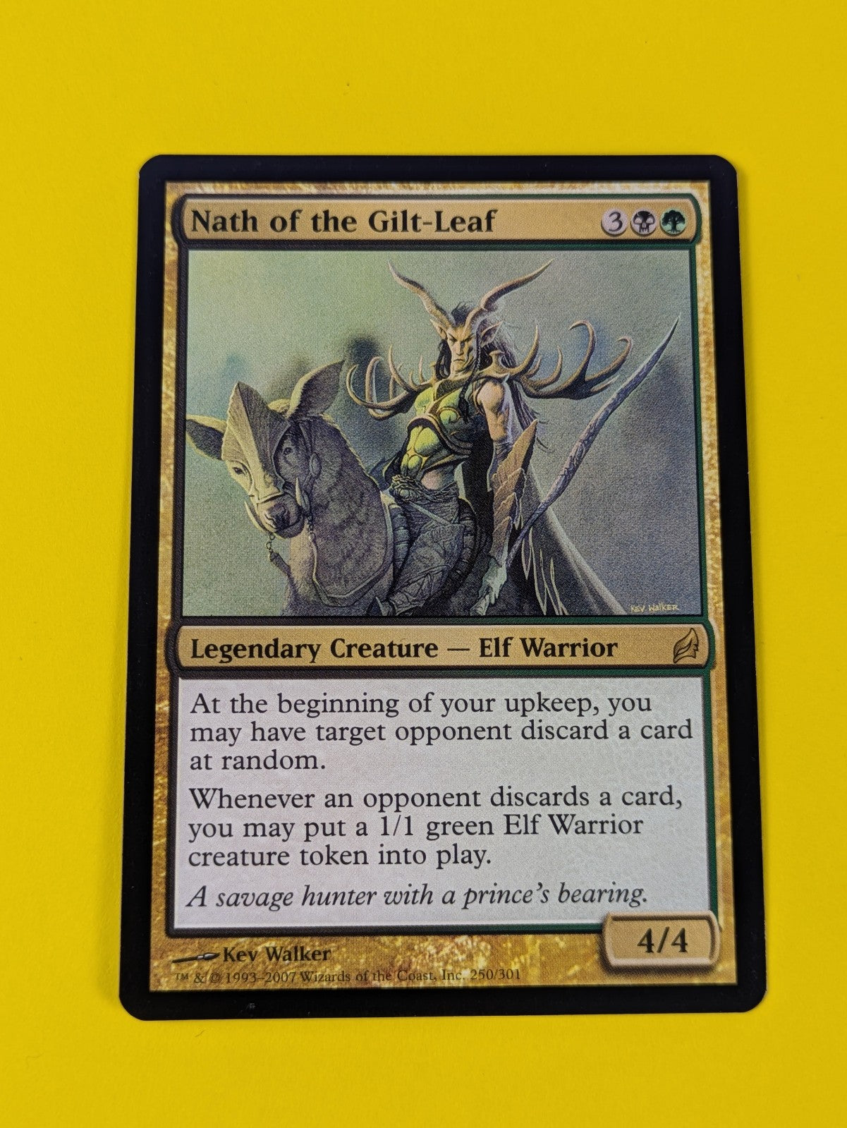 MTG Magic: Lorwyn: Nath of the Gilt-Leaf #250/301 Rare - NM