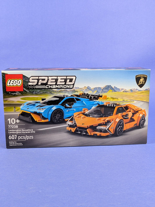 LEGO SPEED CHAMPIONS Lamborghini Revuelto & Lamborghini Huracán STO 77238