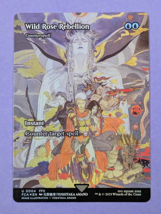 MTG Magic: FINAL FANTASY: Through the Ages: Wild Rose Rebellion Foil #0004 - NM