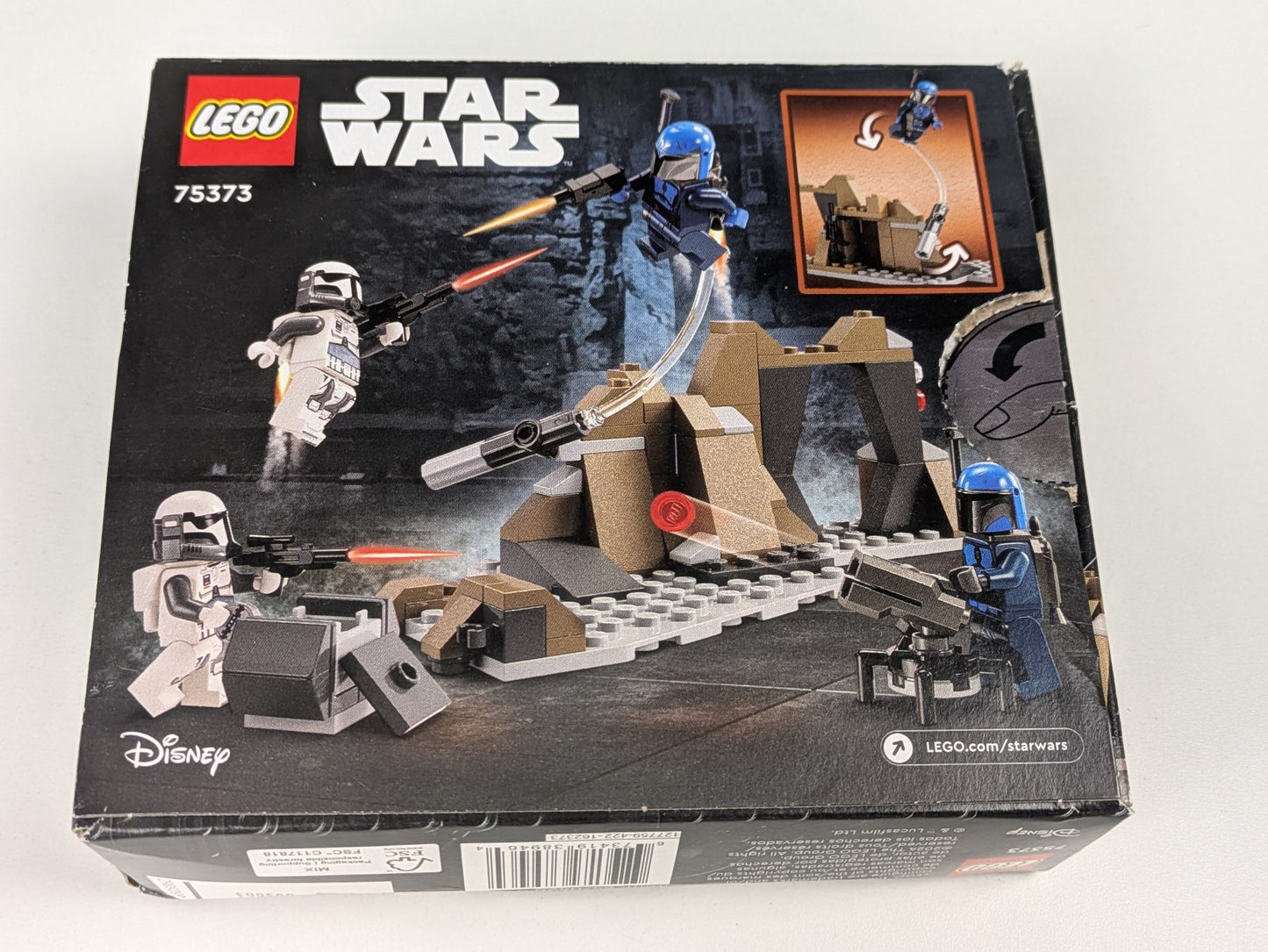 Lego Star Wars: Ambush on Mandalore Battle Pack Set 75373 Complete Set