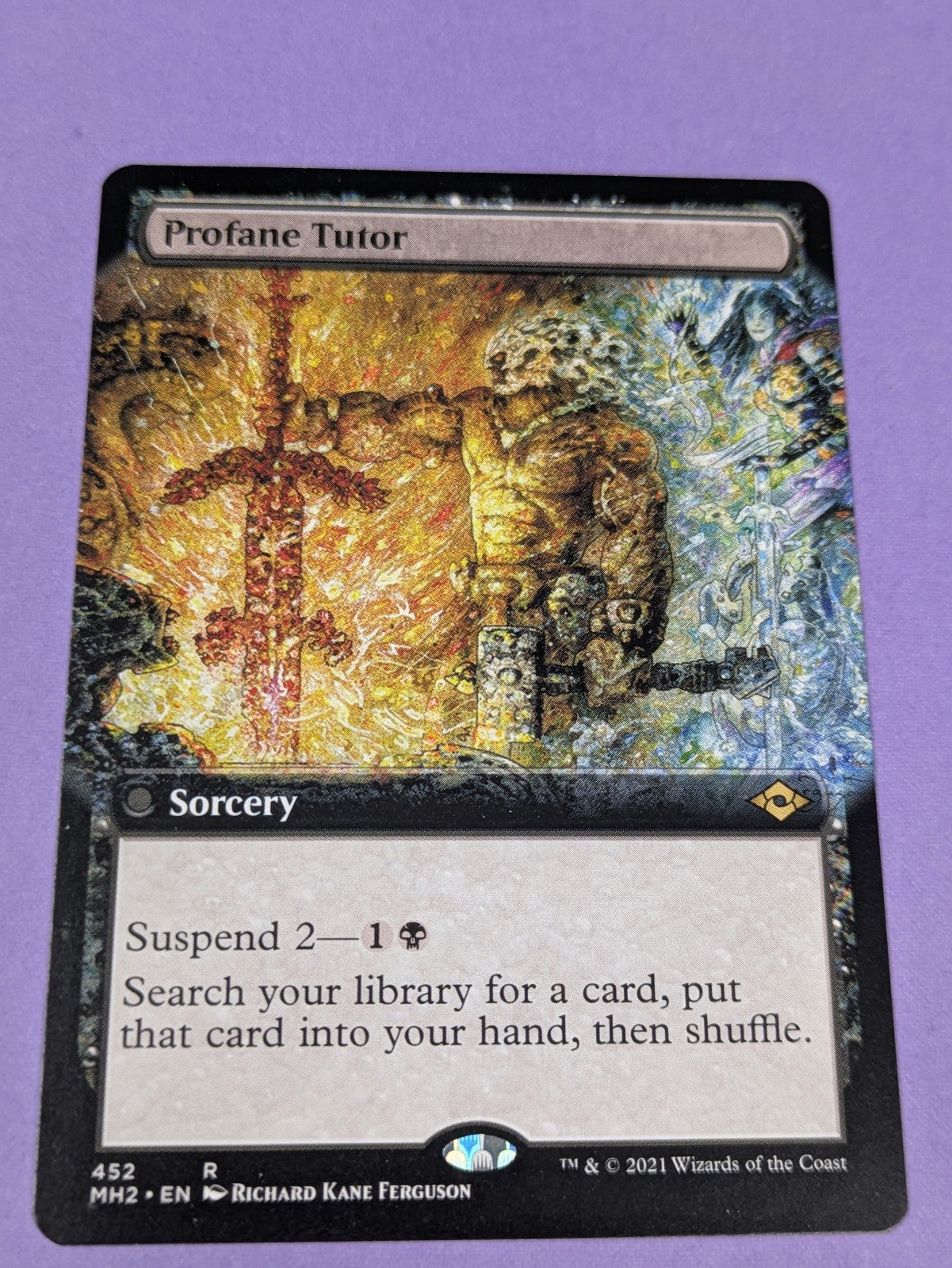 MTG Magic: Modern Horizons 2: Profane Tutor #452 Rare - NM
