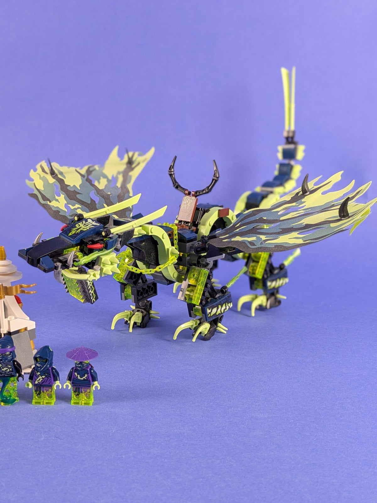 LEGO NINJAGO Attack of the Morro Dragon 70736 Incomplete Set Pre-Owned