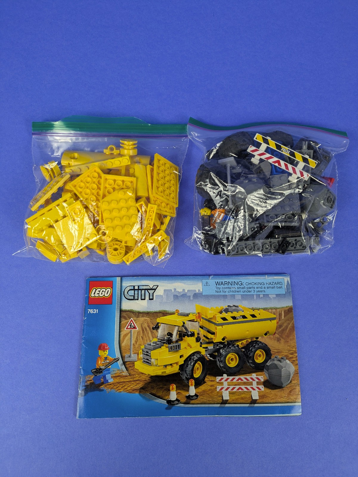 Lego Town: City: Construction: Dump Truck 7631