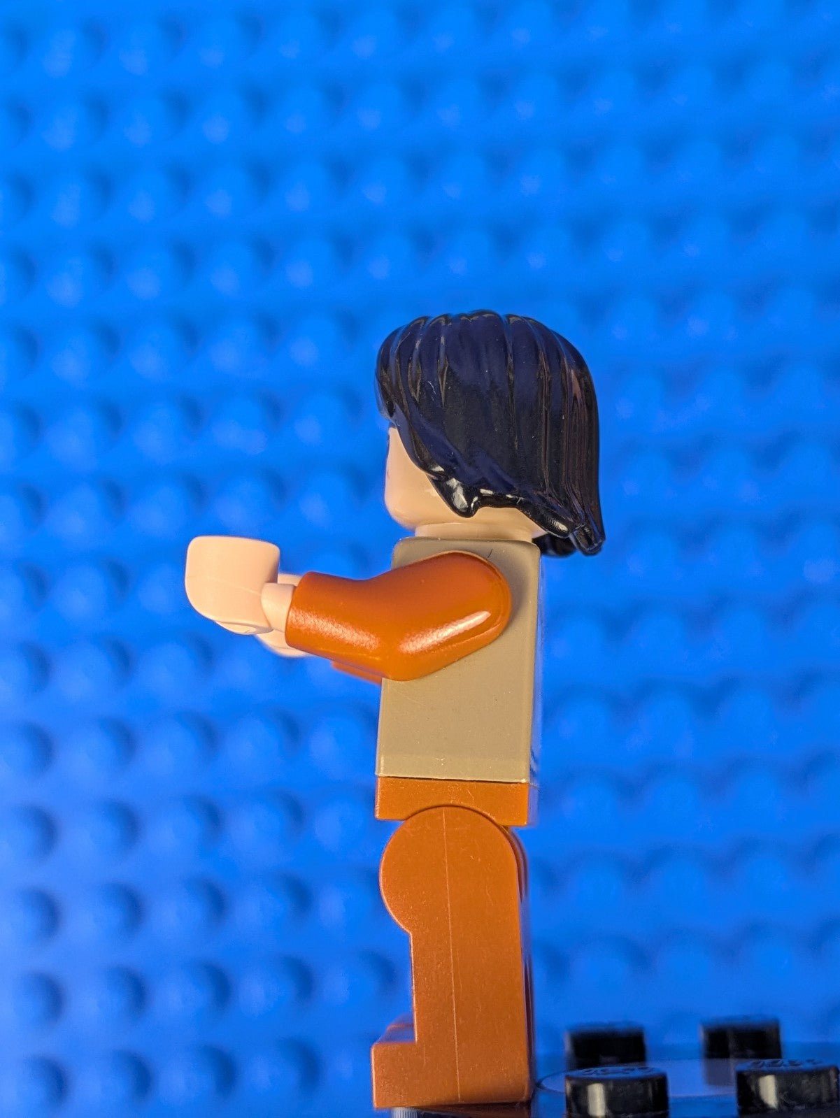 Lego Star Wars: Rebels: Ezra Bridger - Dark Tan Vest, Hair sw0574 Set 75090