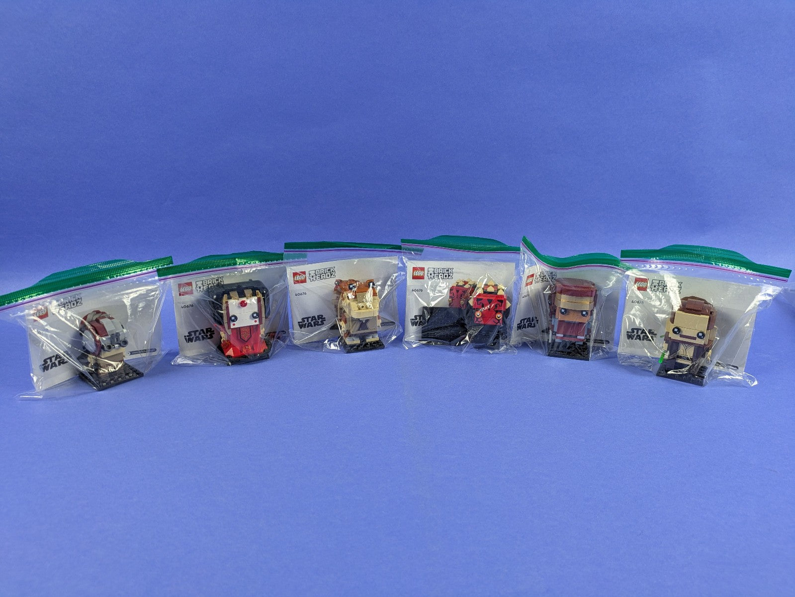 LEGO BrickHeadz Star Wars The Phantom Menace 40676 Complete Set Pre-Owned