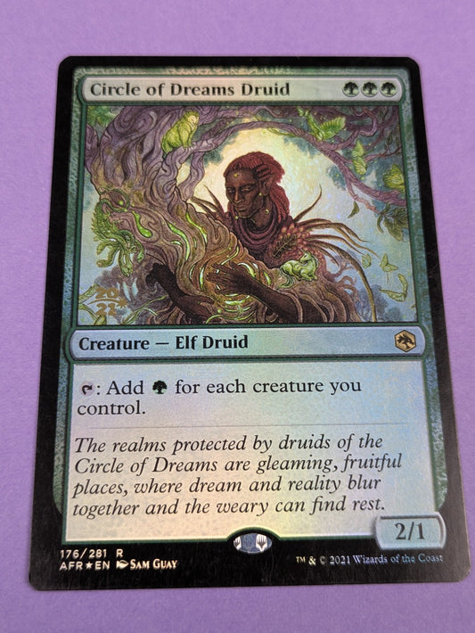 MTG: Adventures in the Forgotten Realms: Circle of Dreams Druid #176/281 Rare NM