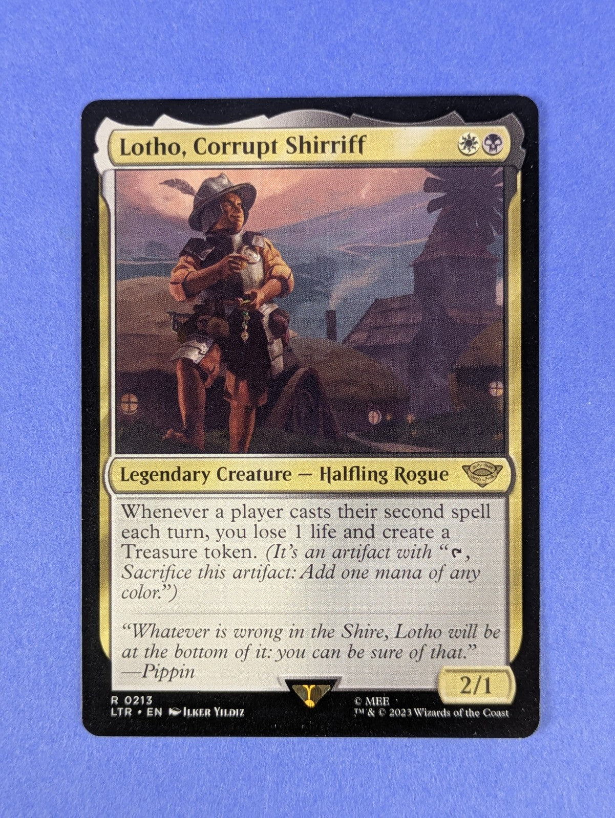 MTG: The Lord of the Rings: Lotho, Corrupt Shirriff #0213 Rare - NM