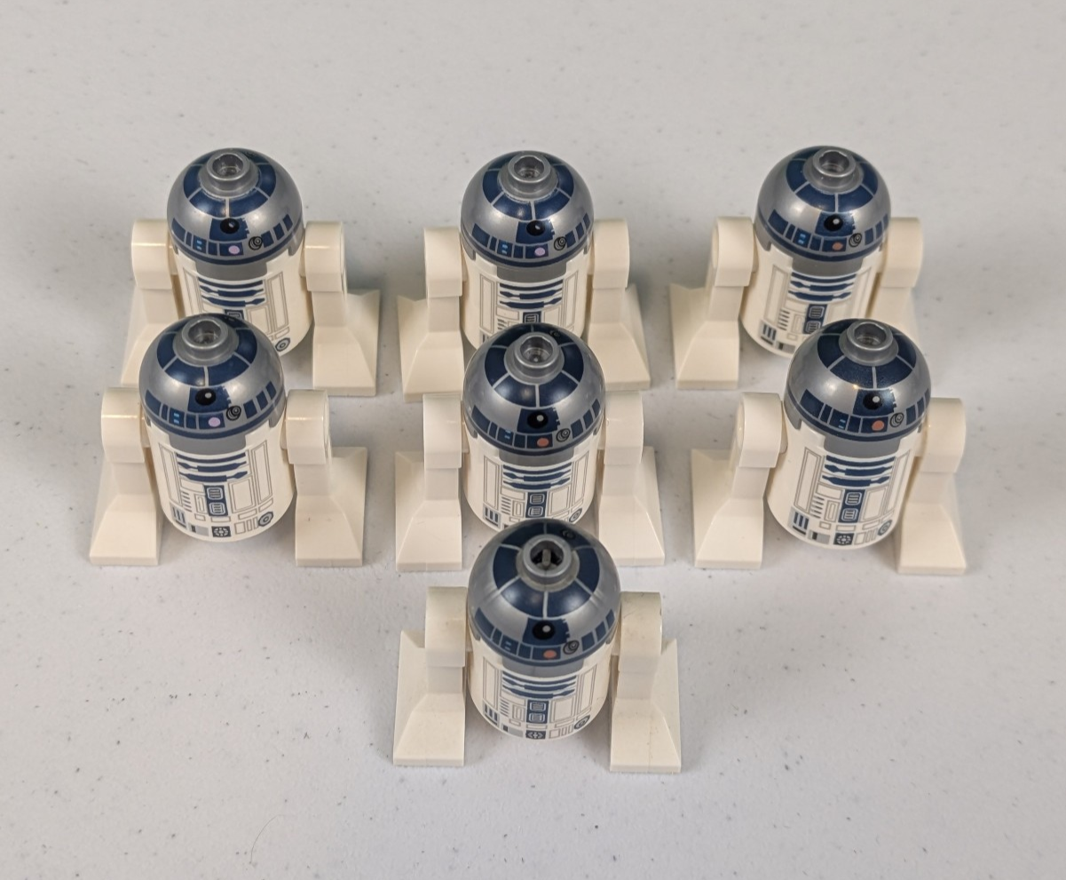 Lego Star Wars: R2-D2 - Astromech Droid sw0527 & sw1085 (7X) Set 75059