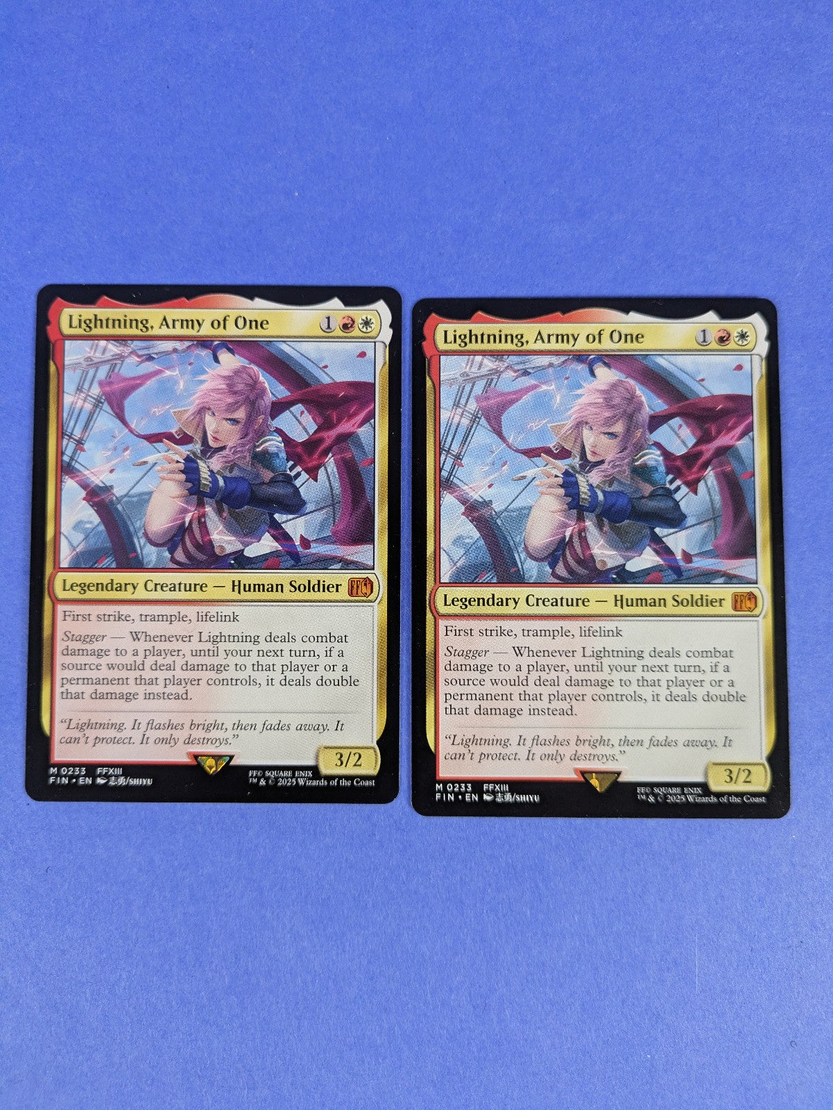 MTG Magic: FINAL FANTASY: Lightning, Army of One #0233 Mythic - NM
