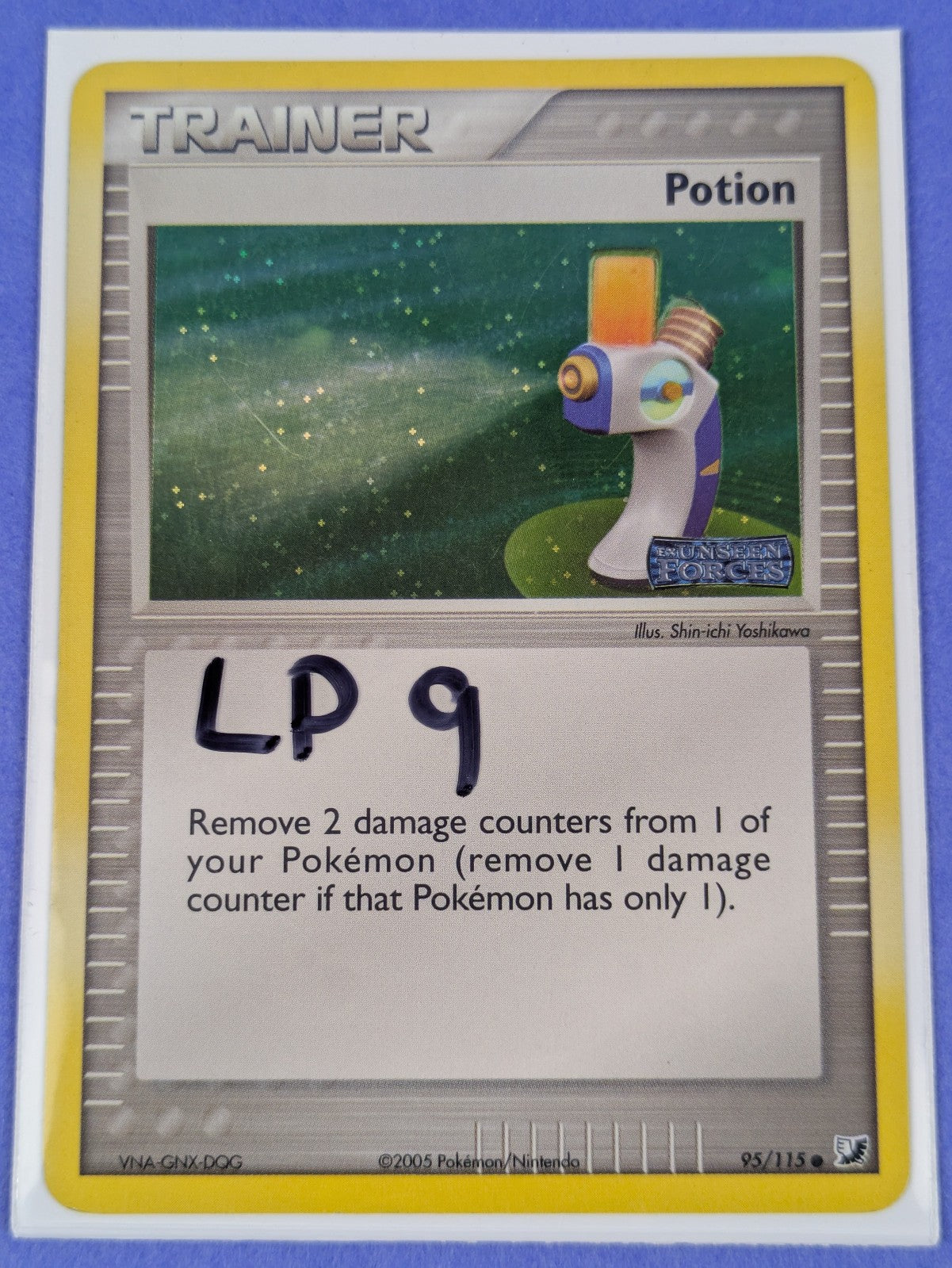 Potion - 95/115 - Common Reverse Holo Unseen Forces - Pokemon Card - LP