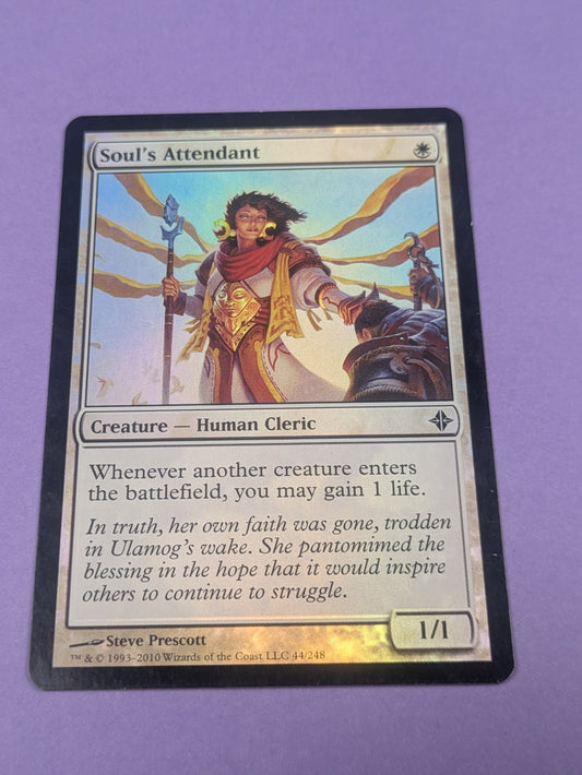 MTG Magic: Rise of the Eldrazi: Soul's Attendant Foil #44/248 Common - LP