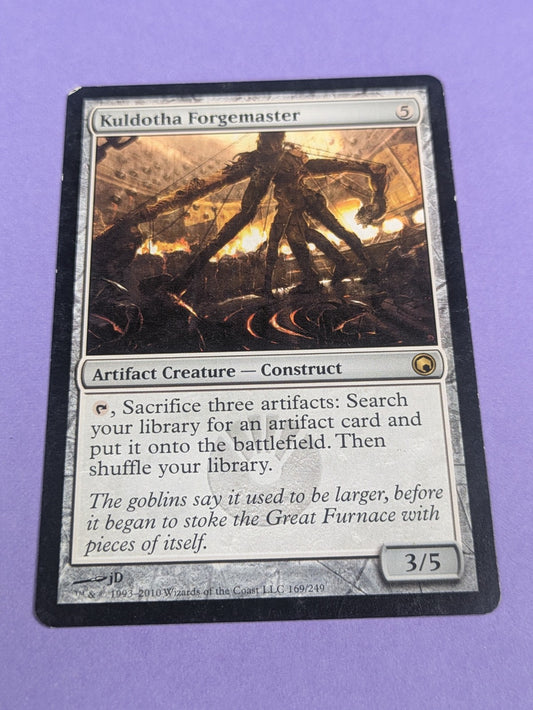 MTG Magic: Scars of Mirrodin: Kuldotha Forgemaster #169/249 Rare - LP