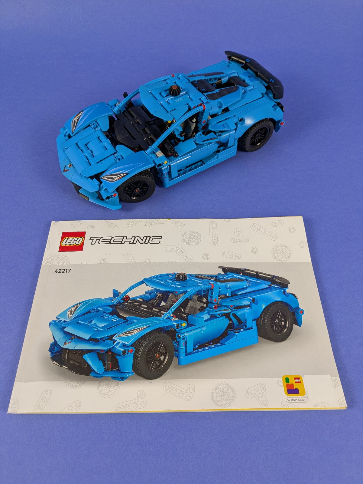 Lego Technic: Model: Race: Chevrolet Corvette Stingray Set 42217 Complete Set