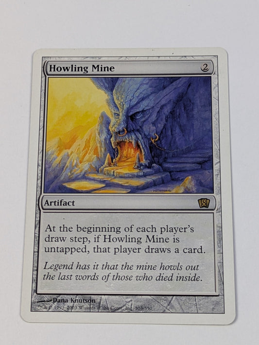MTG Magic: Eighth Edition: Howling Mine #303/350 Rare - LP