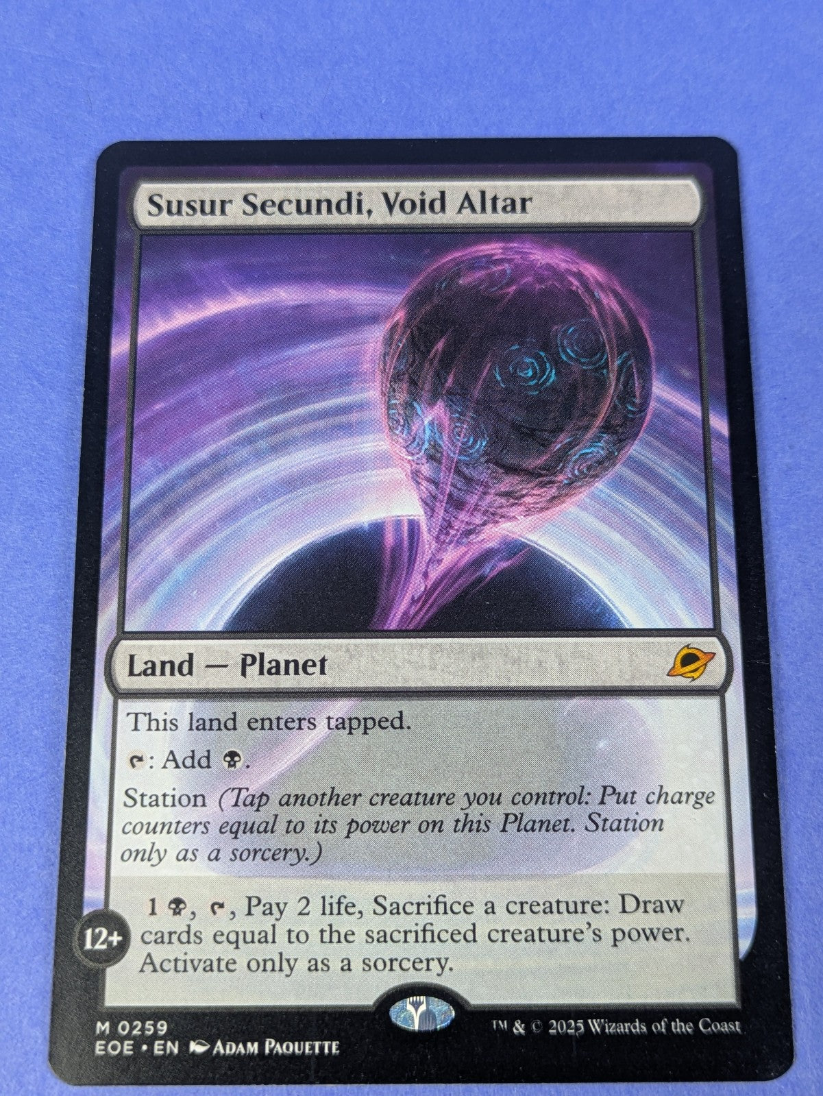 MTG Magic: Edge of Eternities: Susur Secundi, Void Altar #0259 Mythic - NM