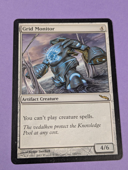 MTG Magic: Mirrodin: Grid Monitor #183/206 Rare - LP