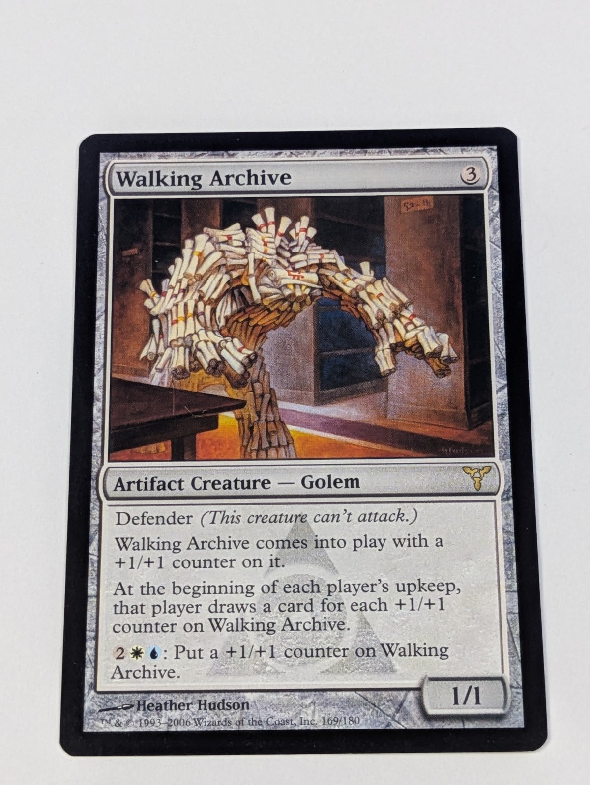 MTG Magic: Dissension: Walking Archive #169/180 Rare - NM