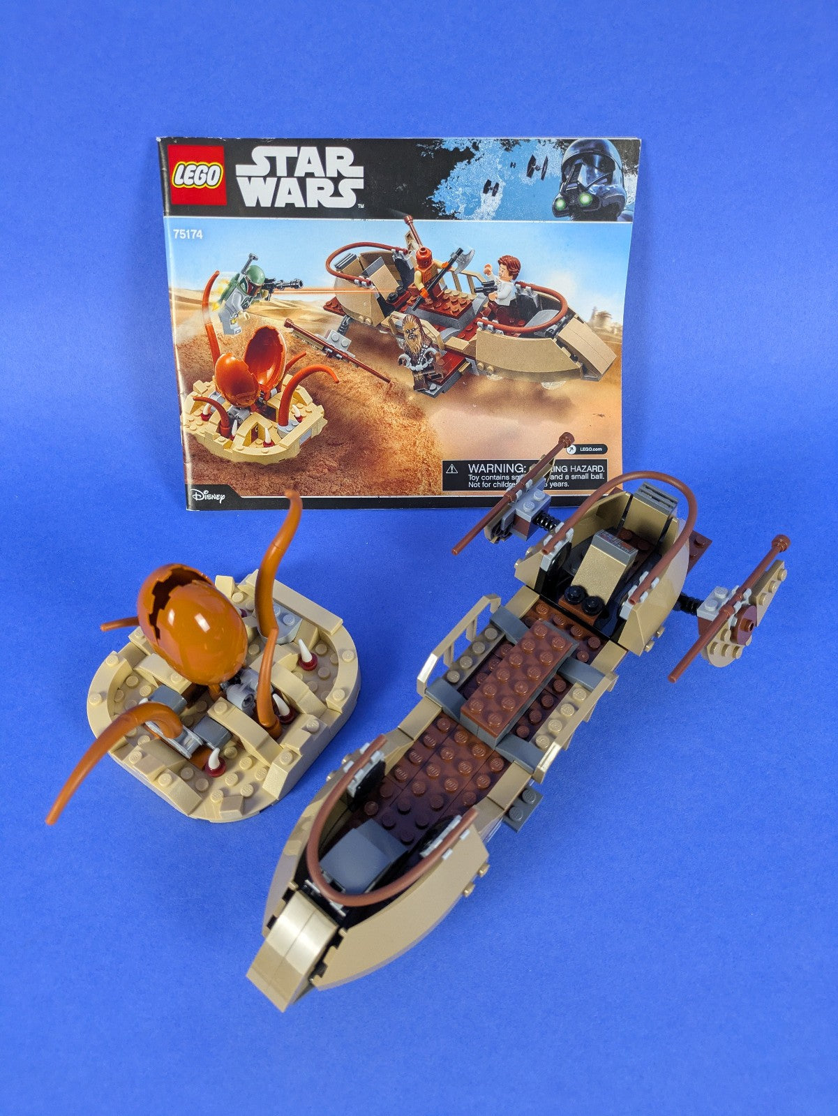 Lego Star Wars: Episode 4-6: Desert Skiff Escape Set 75174 - Incomplete Set