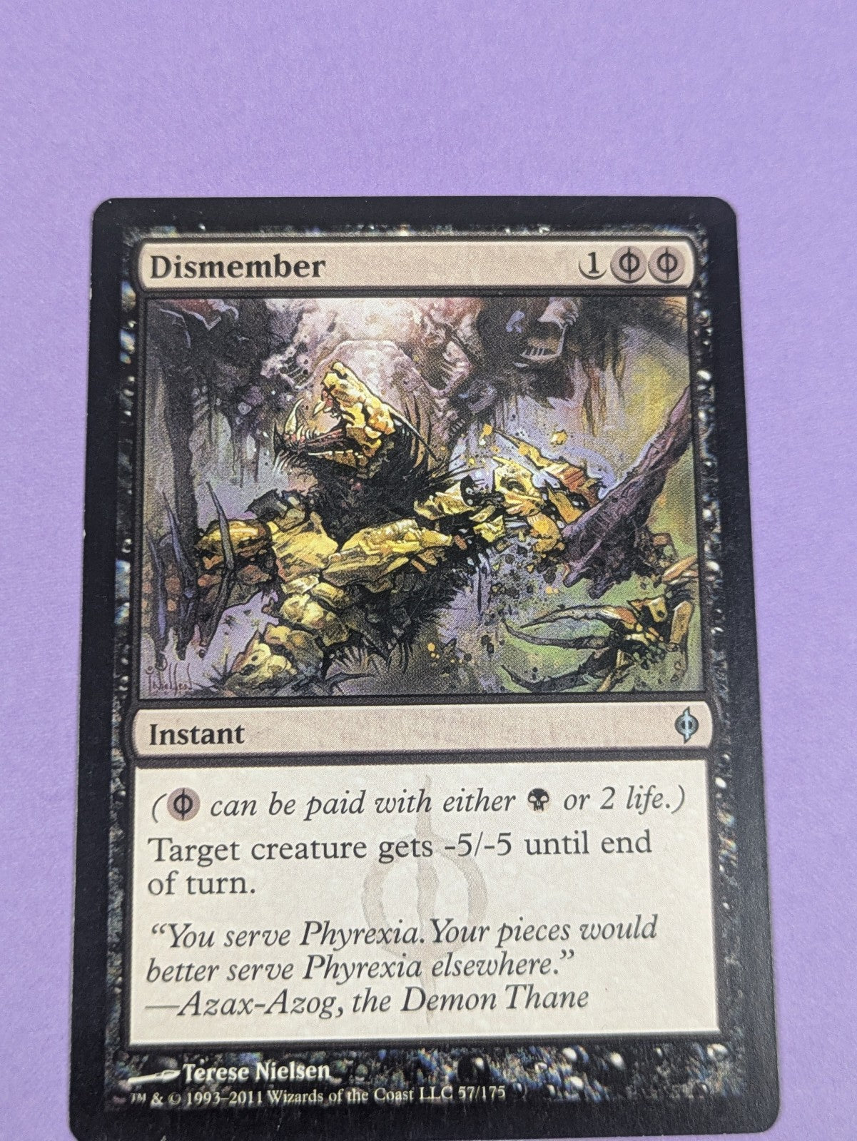 MTG Magic the Gathering: New Phyrexia: Dismember #57/175 Uncommon - NM