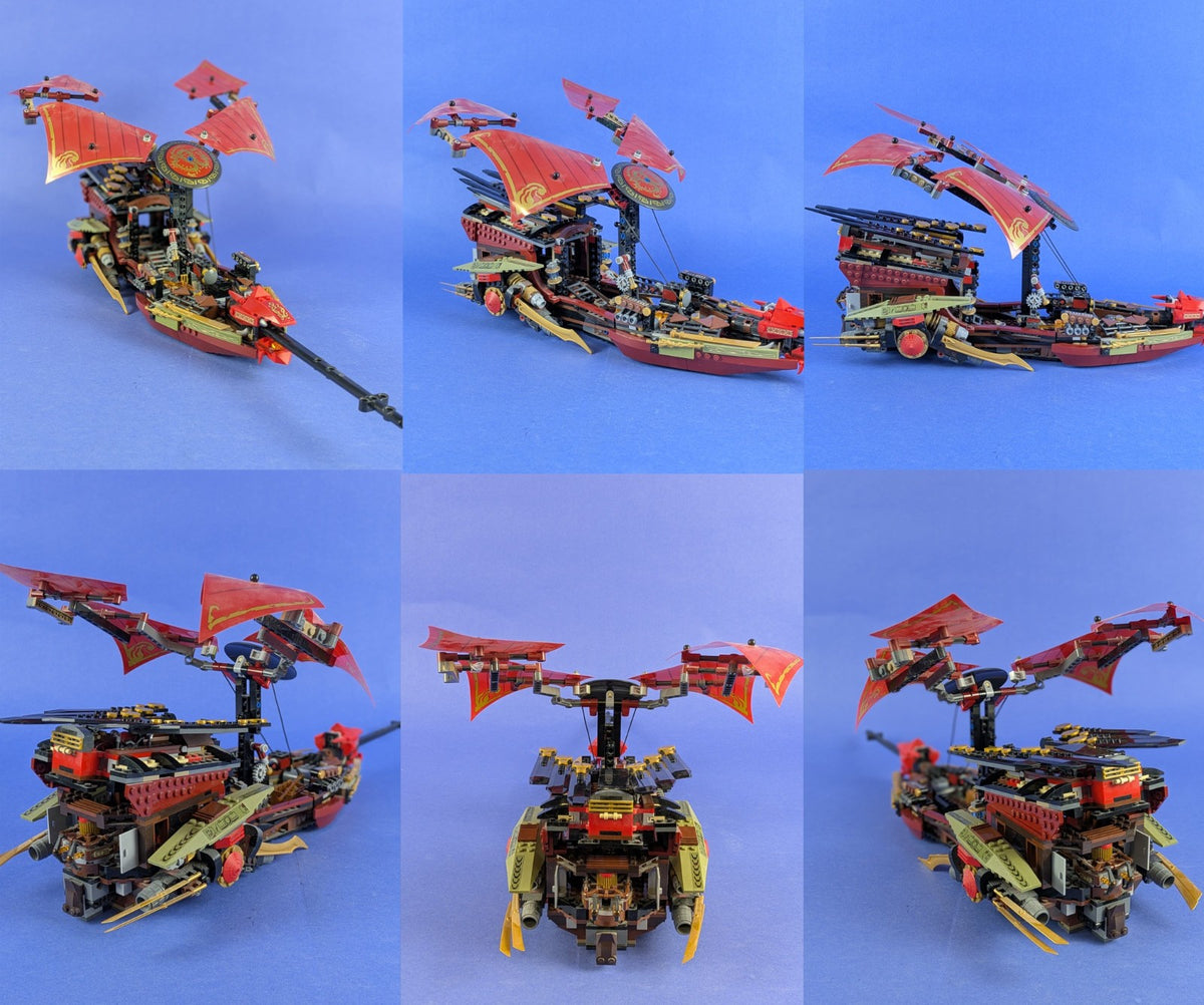 LEGO NINJAGO Final Flight of Destiny's Bounty 70738 Incomplete Set Pre-Owned