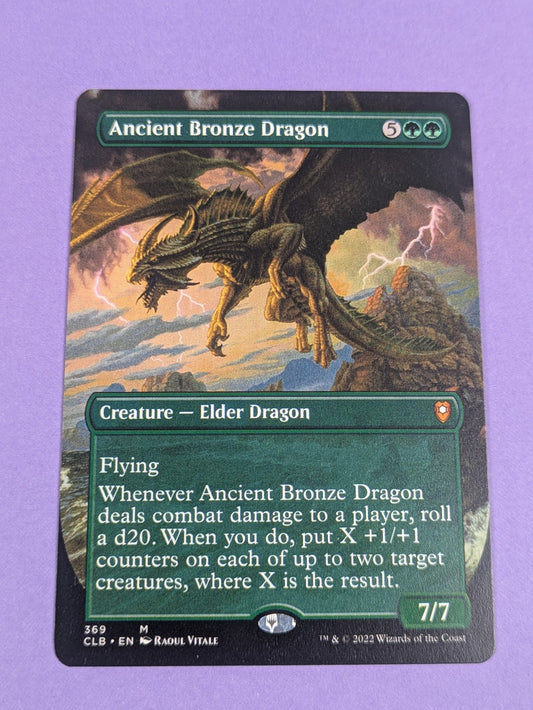 MTG: Commander Legends: Ancient Bronze Dragon #369 Mythic Borderless - NM
