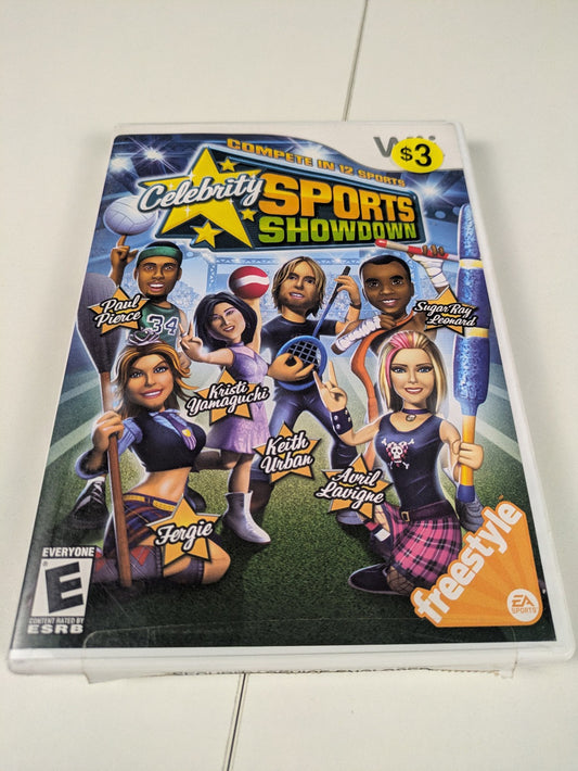 Celebrity Sports Showdown (Nintendo Wii, 2008) CIB