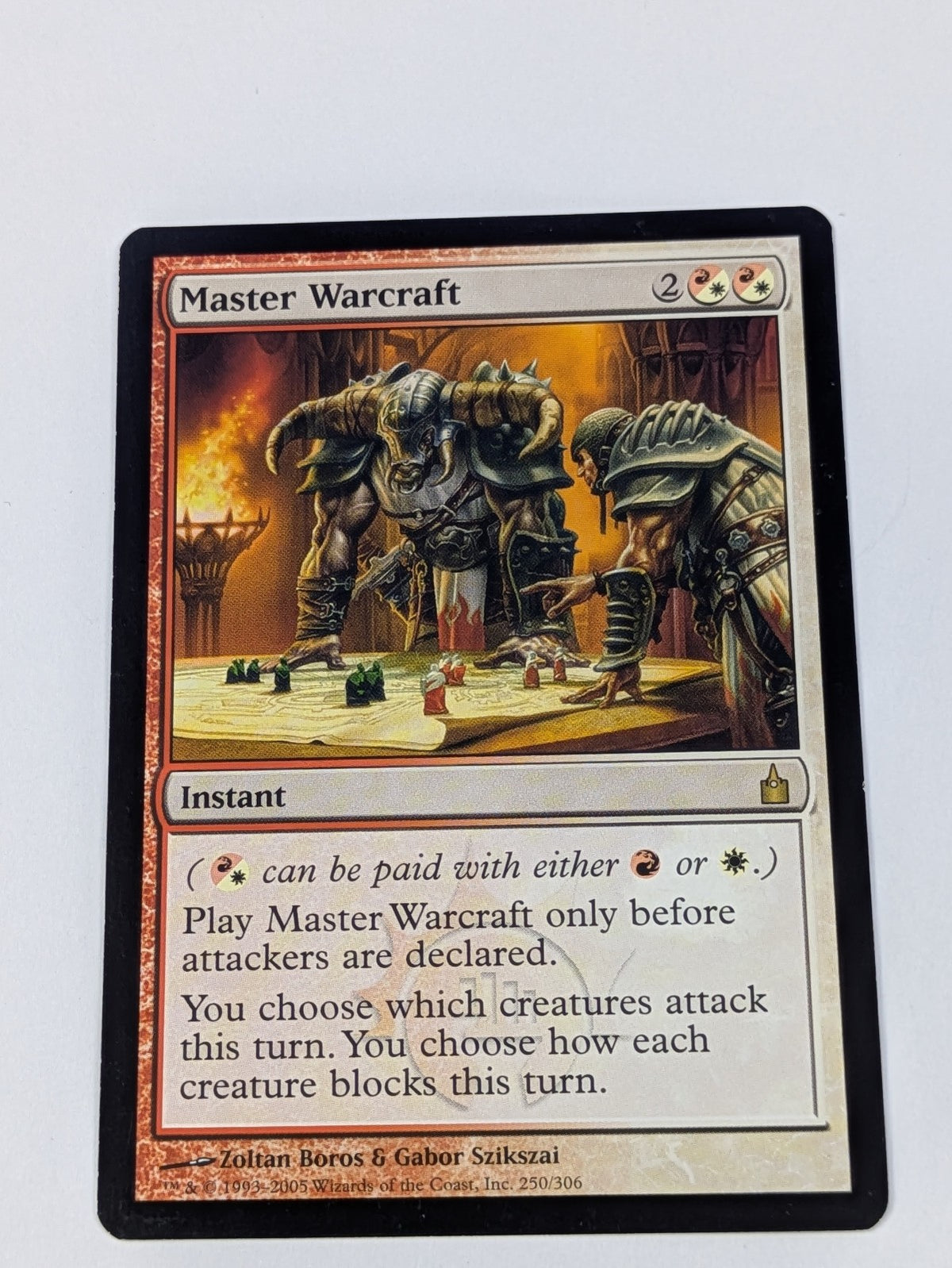 MTG Magic: Ravnica City of Guilds: Master Warcraft #250/306 Rare - LP
