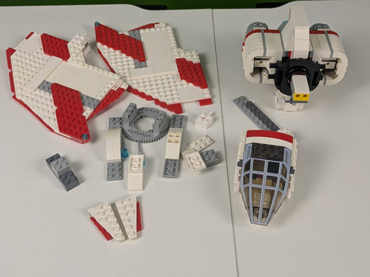 Lego Star Wars: The Clone Wars: T-6 Jedi Shuttle Set 7931 - Complete Set