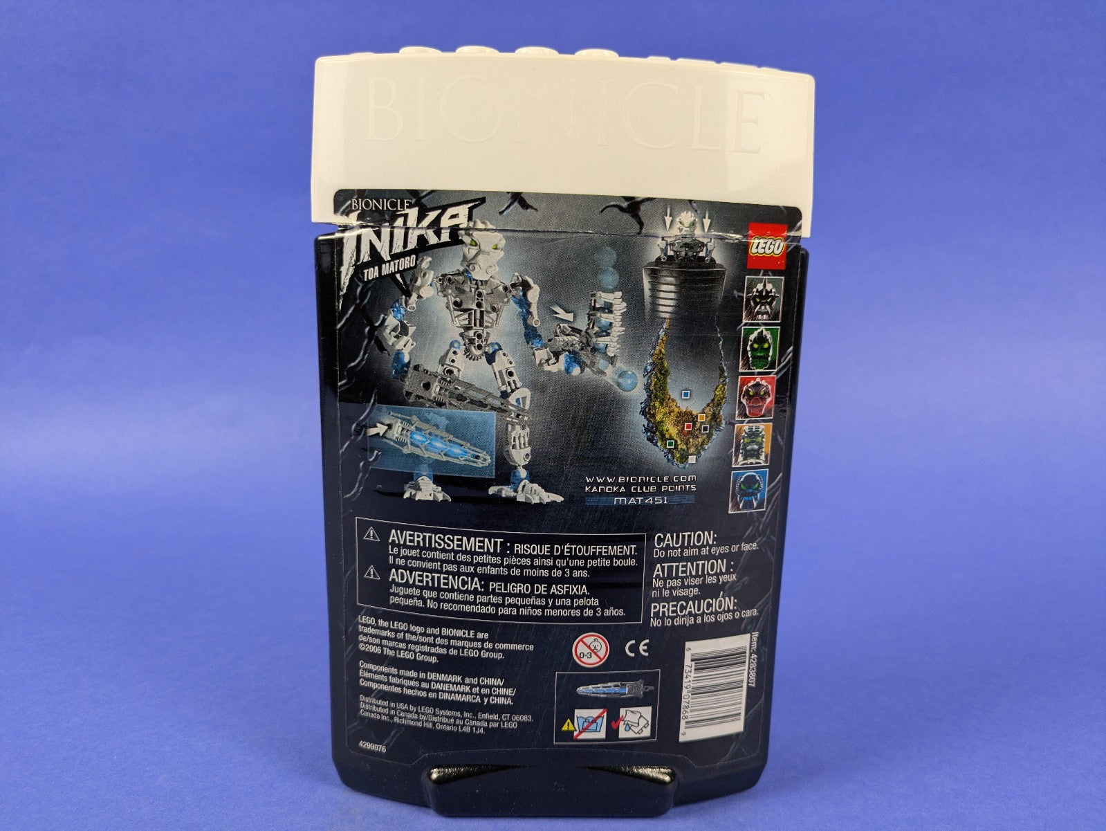 Lego BIONICLE: Toa Inika: Toa Matoro Set 8732 Complete Set