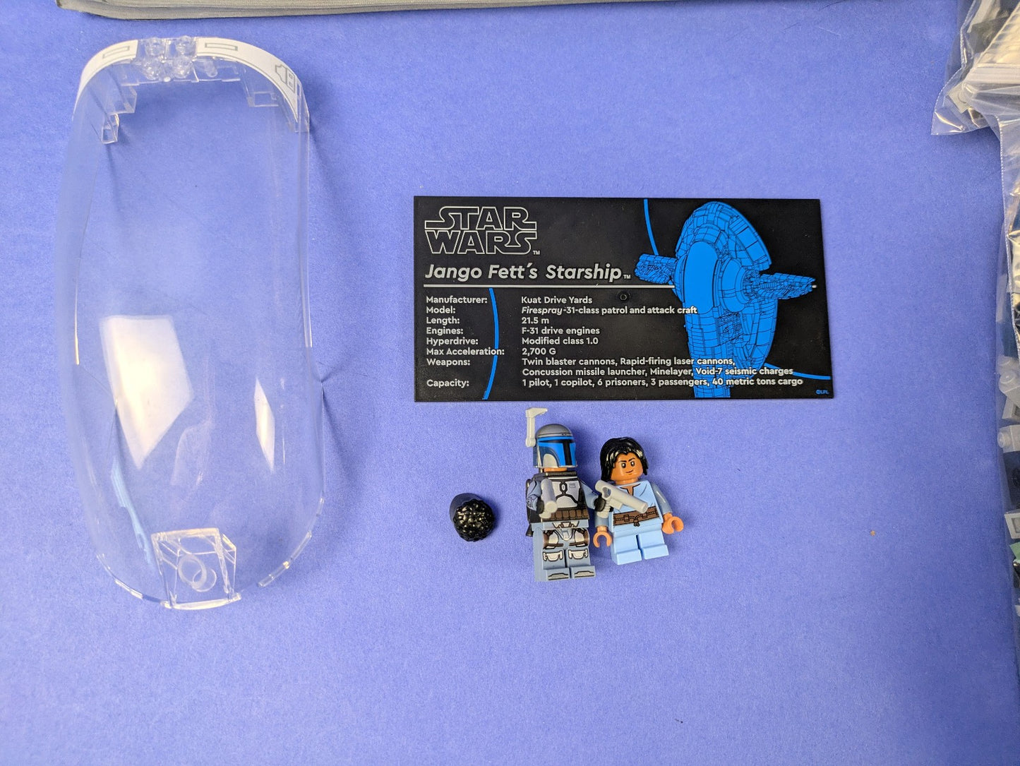 LEGO Star Wars Jango Fett's Firespray-Class Starship - UCS 75409 Pre-Owned