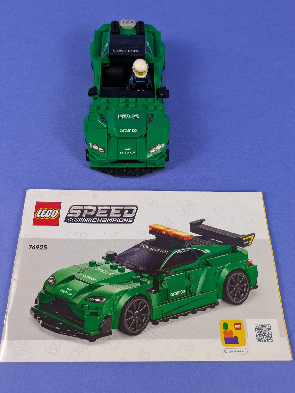 Lego SPEED CHAMPIONS: Aston Martin Vantage Safety Car & AMR23 76925 Incomplete