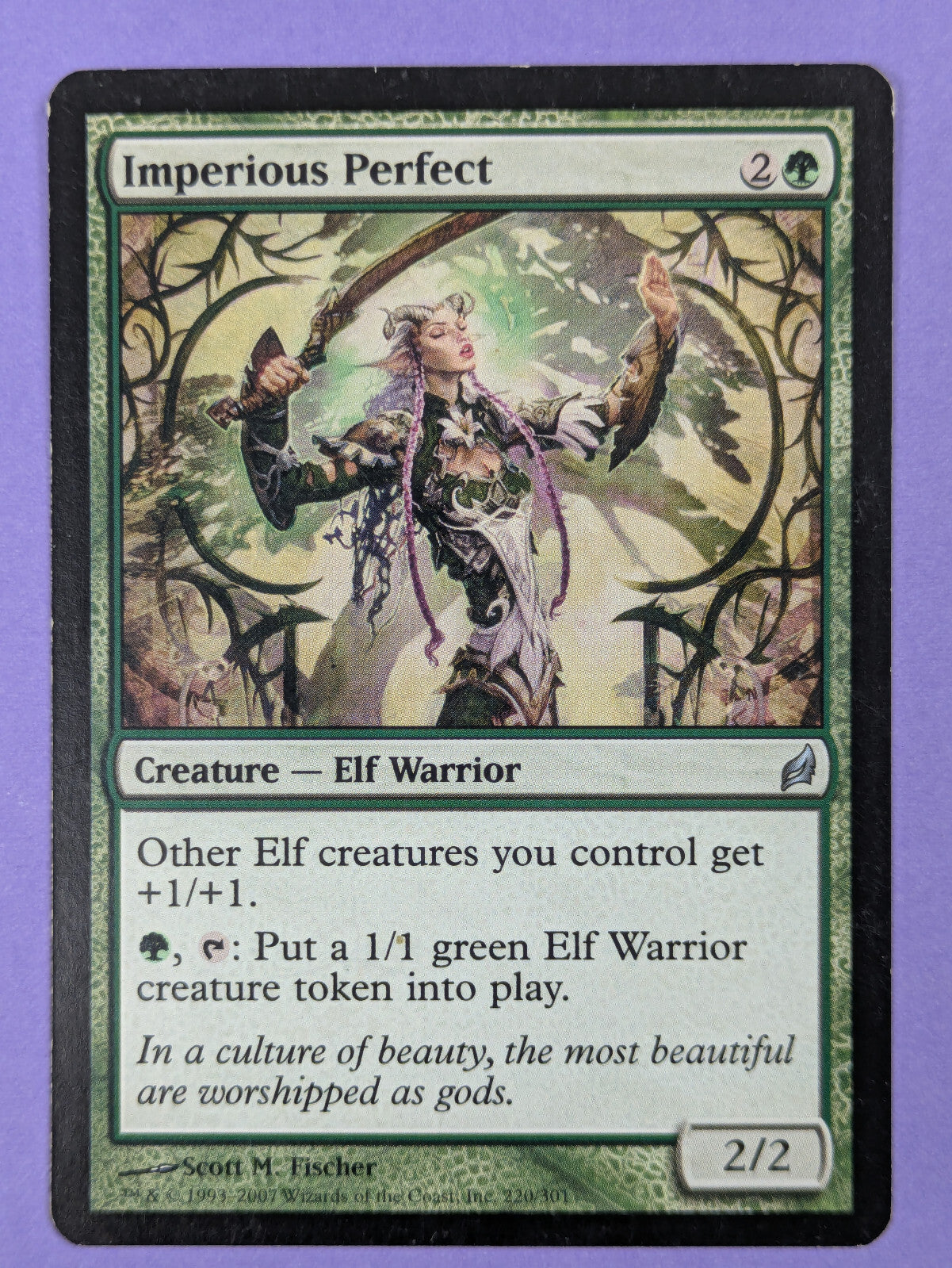 MTG Magic The Gathering: Lorwyn: Imperious Perfect #220/301 Uncommon - LP