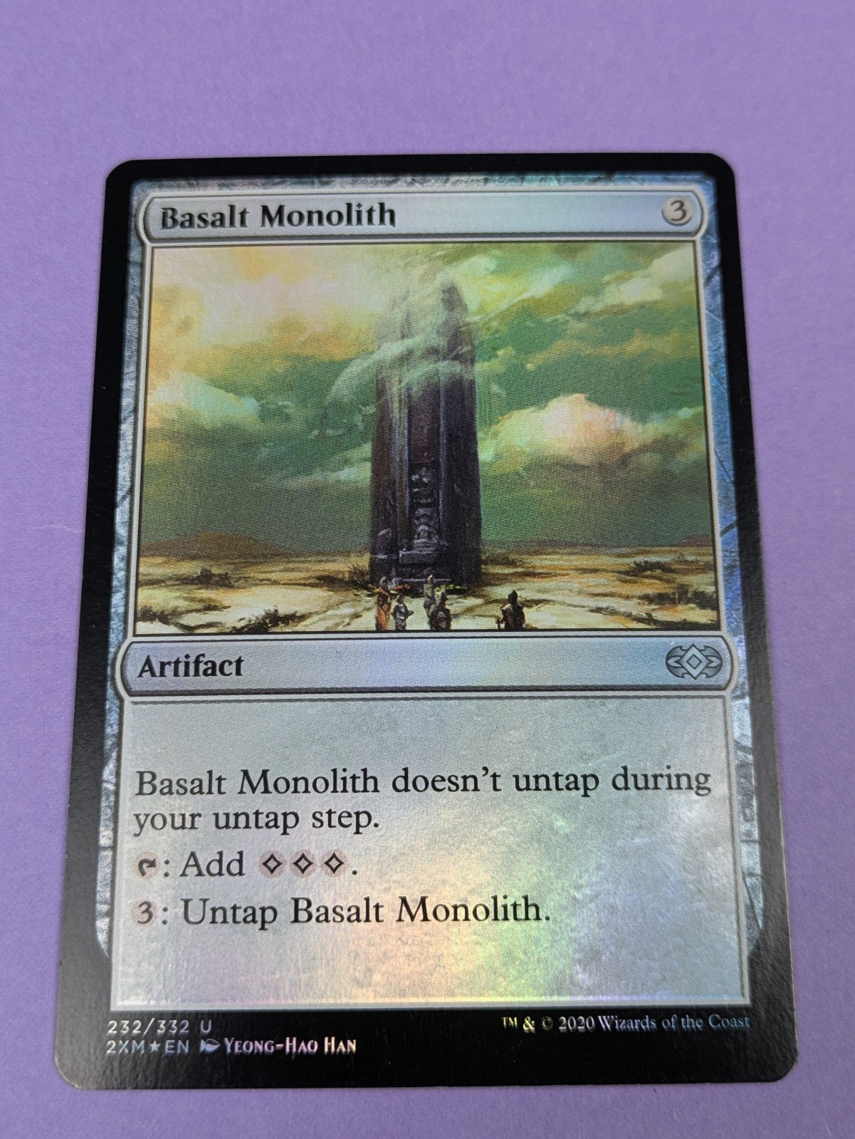MTG Magic: Double Masters: Basalt Monolith Foil #232/332 Uncommon - NM