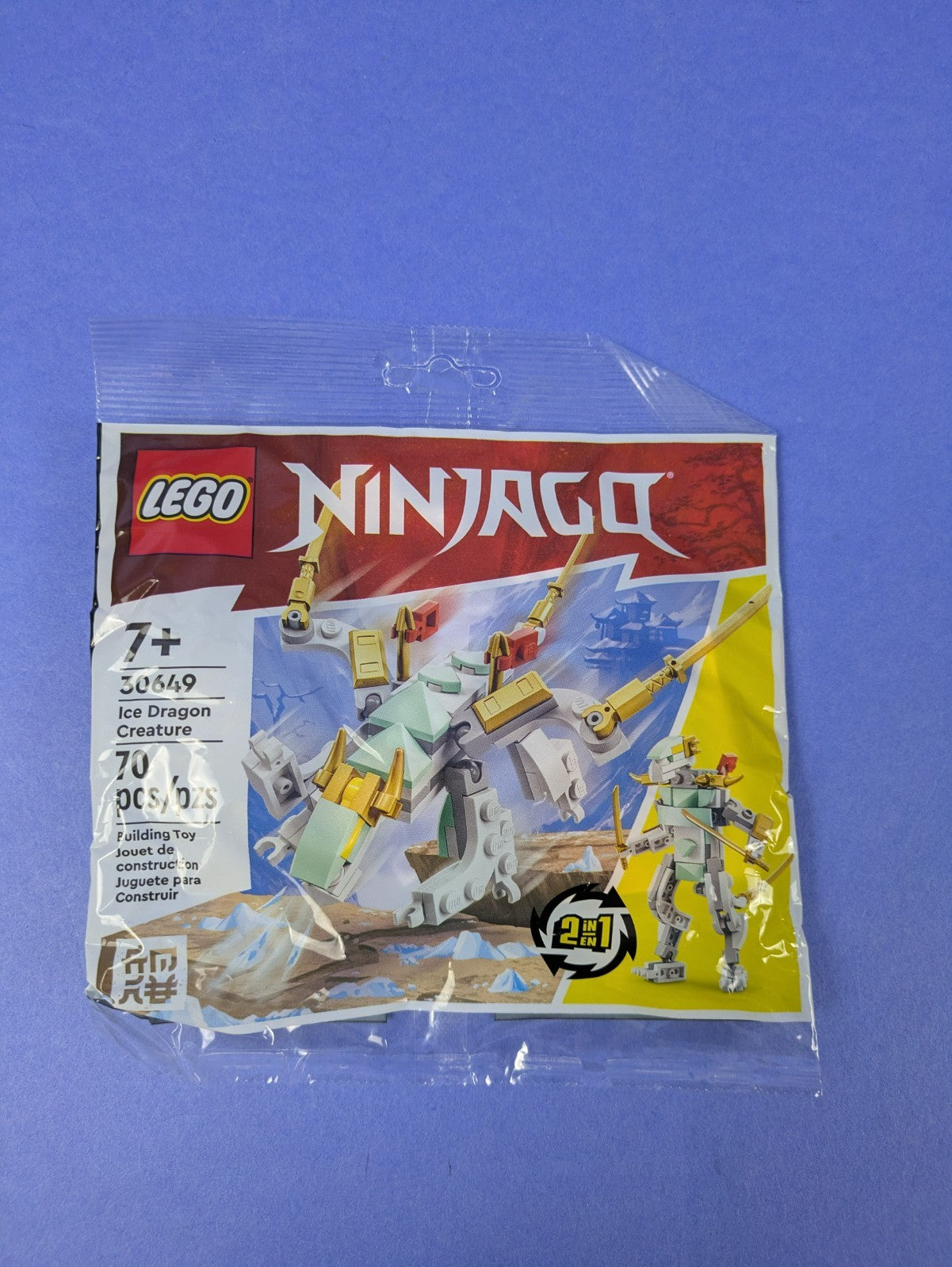 LEGO NINJAGO Ice Dragon Creature Polybag 30649