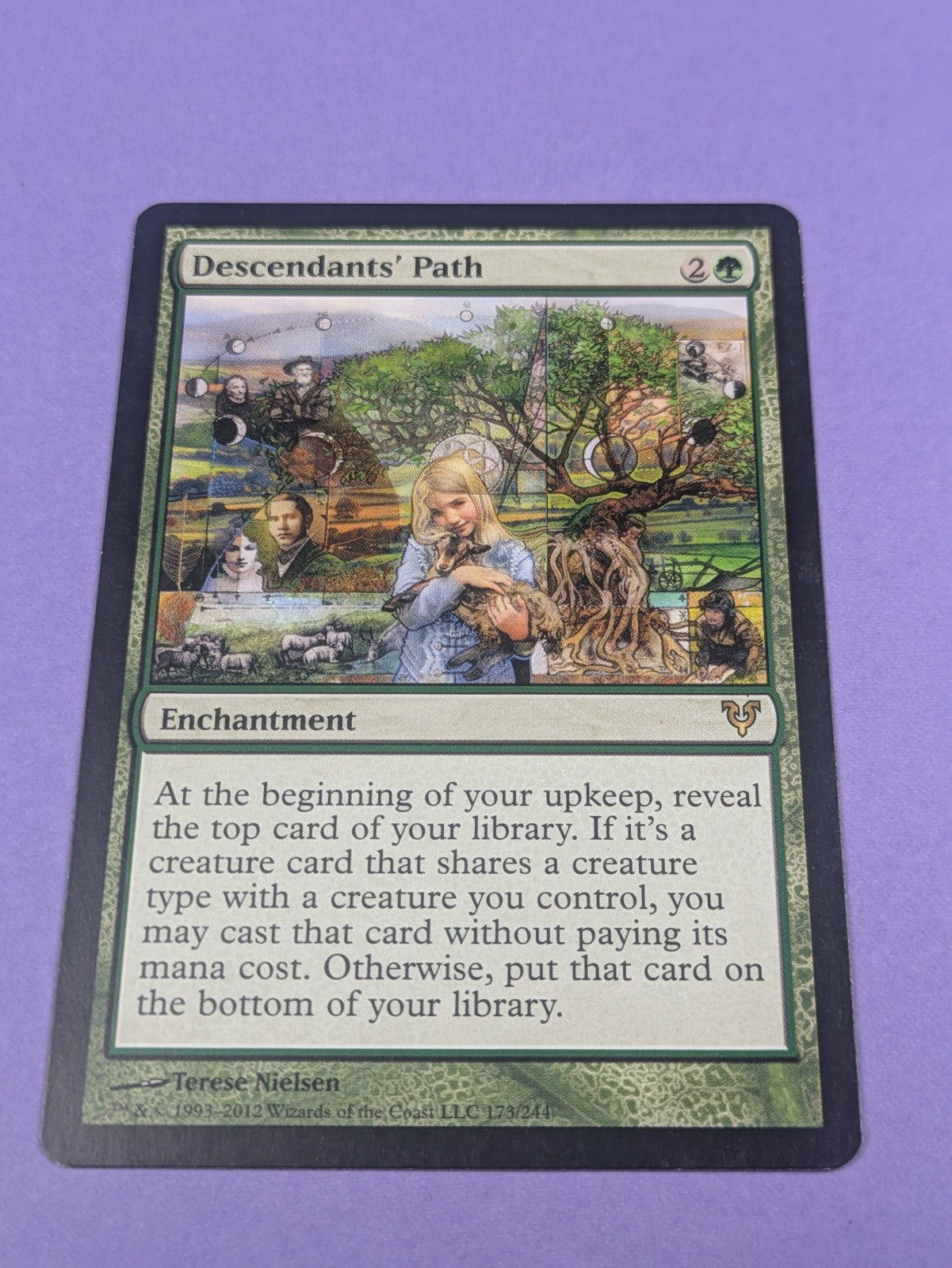 MTG Magic: Avacyn Restored: Descendants' Path #173/244 Rare - NM