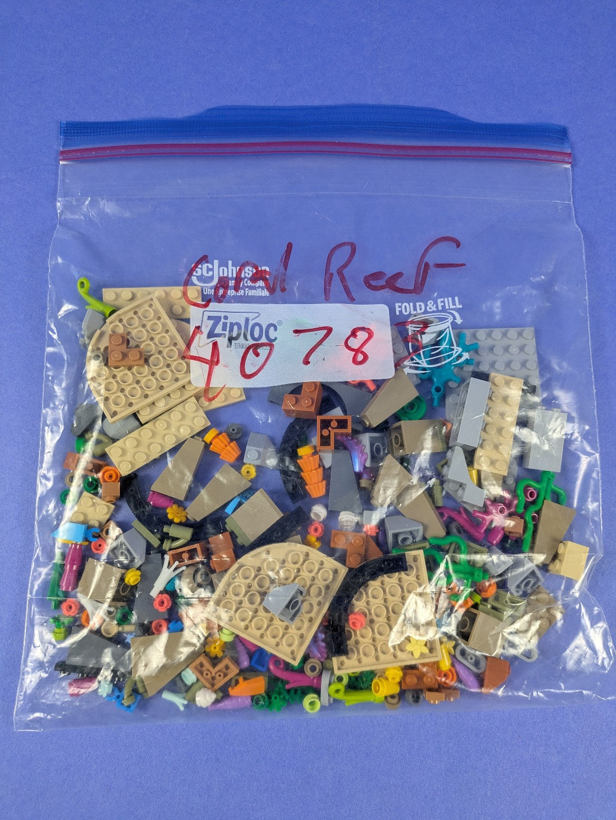 LEGO Promotional Coral Reef Diorama 40783 Complete Set Pre-Owned