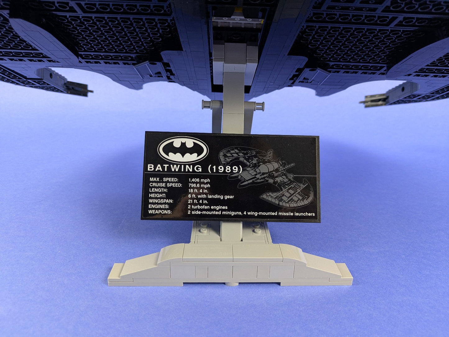 LEGO Super Heroes 1989 Batwing 76161 Incomplete Set Pre-Owned
